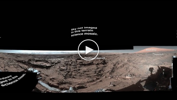NASA показало панораму марсианской поверхности в 360 градусах. Ощущение как один на другой планете