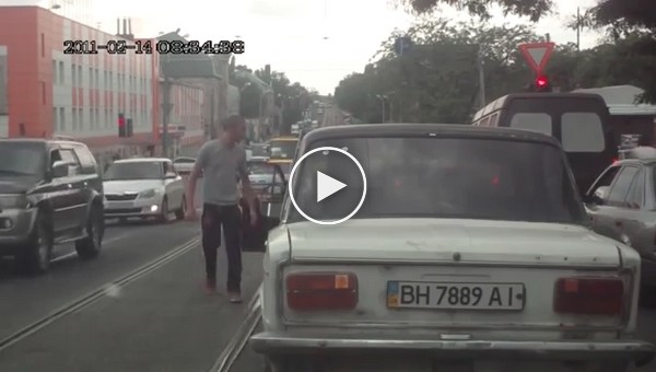 Разборки водителей в Одессе