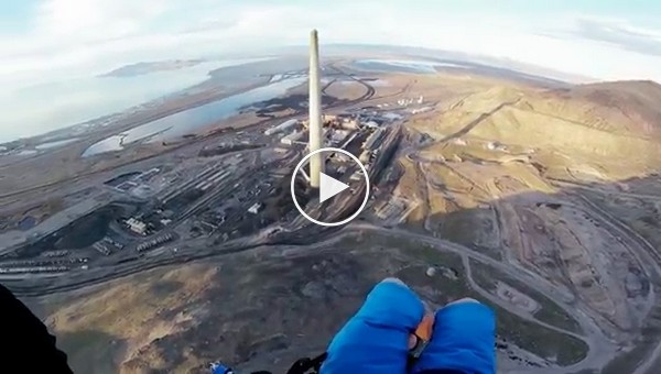 Завораживающий полет на параплане над Большим Соленым озером 