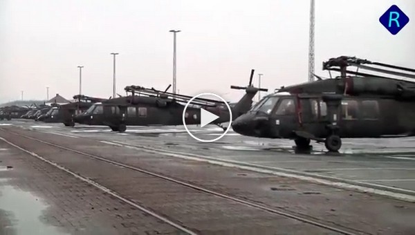 В Германию прибыло около сотни военных вертолетов