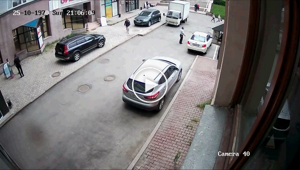 Погром на одной из парковок в Челябинске